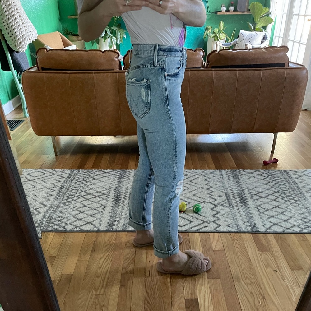 MOTHER Jeans Dazzler Ankle in Lost It, Sz 24 - Picture 9 of 9